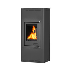 Náhled obrázku: HS Flamingo Krbová kamna AQUAFLAM ® 7 s výměníkem - černá 