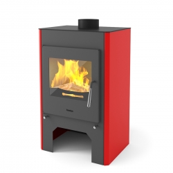 HS Flamingo Krbová kamna FLAMINGO ESPO III 9kW červená