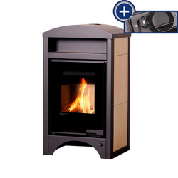 HS Flamingo Krbová kamna s výměníkem AQUAFLAM VARIO ® BARMA 11/5kW Javor