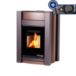 HS Flamingo Krbová kamna s výměníkem AQUAFLAM VARIO ® KALMAR 11/5kW hnědá - sametová