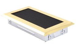 HS Flamingo Krbová mřížka 10x20cm mosaz HSF06-042