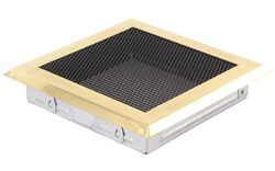 HS Flamingo Krbová mřížka 16x16cm mosaz HSF06-060