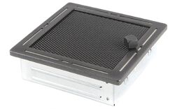 HS Flamingo Krbová mřížka 16x16cm s žaluzií TREND grafit - HSF06-210