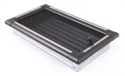 HS Flamingo Krbová mřížka 16x32cm s žaluzií EXCLUSIVE grafit/inox HSF06-095