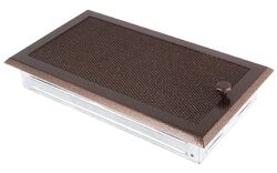 HS Flamingo Krbová mřížka 16x32cm s žaluzií stará měď HSF06-103