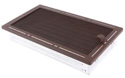 HS Flamingo Krbová mřížka 16x32cm s žaluzií TREND hnědý brokát - HSF06-217