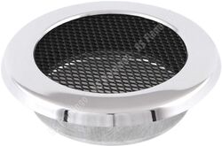 HS Flamingo Krbová mřížka kulatá 100mm chrom HSF06-003