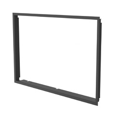 HS Flamingo Krycí rámeček krbové vložky FLAMINGO X15, 20 mm, černý (HSF45-099)