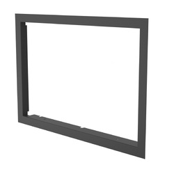 HS Flamingo Krycí rámeček krbové vložky FLAMINGO X15, 46 mm, černý (HSF45-098)