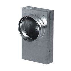 HS Flamingo Redukce hranatá 150x50 mm 90*, kanál - flex 125mm  HSF18-078