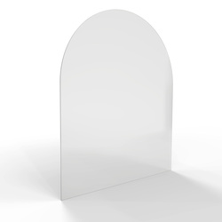 HS Flamingo Sklo pod kamna - Oblouk 1000x1200 mm / R500 / 6 mm (HSF17-250)