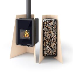 HS Flamingo Stojan na dřevo FD3 hnědá