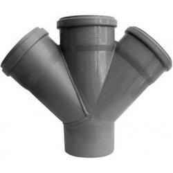 HT dvojitá odbočka 67° DN 75/75/75 osma