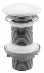 Isvea Umyvadlová výpust 5/4“ pro přepad, click-clack, keramická zátka, tl.20-70mm, bílá - 38TP0171I