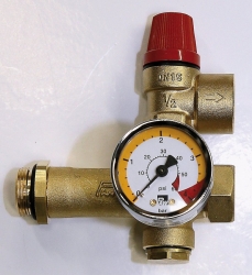 Ivar CS Bezpečnostní pojistná skupina - pro horizontální rozdělovač DN 20 - DN 25 - 3/4" *AP* - PAW.PS 5257