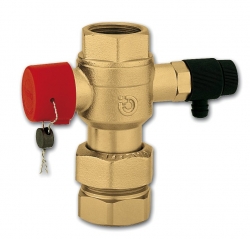 Ivar CS Bezpečnostní uzávěr k měření tlaku v expanzních nádobách IVAR.5580