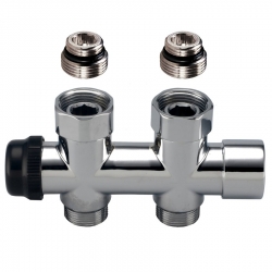 Náhled obrázku: Ivar CS Kompaktní koupelnový připojovací ventil IVAR.DV 103 OPTIMA - 1/2"xM24, přímý 