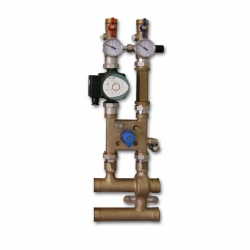 Náhled obrázku: Ivar CS Kotlová sestava IVAR MIX 3 - směšovaná s přepouštěcím ventilem - DN 32 - IVAR.KS MIX 3 