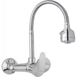 JB Sanitary Dřezová nástěnná flexi baterie 150mm chrom A10 38 90