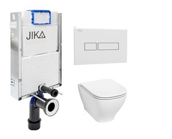 Jika Deep Závěsný WC set do lehkých stěn, vírové splachování KMPLLYRAJ