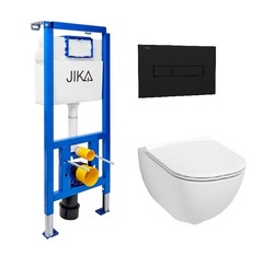 Jika Mio-N Závěsný WC set do lehkých stěn, vírové splachování KMPLMODUL