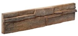 Kamenný obklad Stones Bedrock brown 11,7x55 cm reliéfní BEDROCKBR