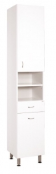 Keramia Pro Koupelnová skříňka vysoká s košem na prádlo 35x192cm bílá PROV35K