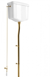 Kerasan Waldorf-Retro Splachovací mechanismus s řetízkem, bronz