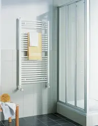 Kermi B20-R Topný žebřík do koupelny 1174 x 890 mm, teplovodní, zaoblený bílá 800W