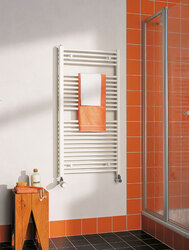 Kermi B20-S Topný žebřík do koupelny 764 x 440 mm, teplovodní, rovný bílá 300W