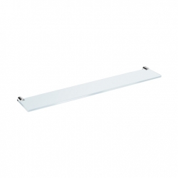 Koupelnová polička skleněná JIKA Basic 57x10 cm, chrom H3853A20040001