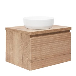 Koupelnová skříňka pod umyvadlo Naturel Savona 78x43x44,8 cm dub halifax mat SAVONA80DHD