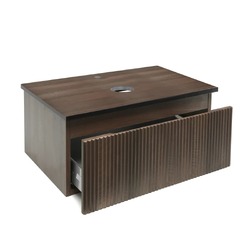 Koupelnová skříňka s krycí deskou SAT Evolution 78x30x44,8 cm ořech mat SATEVO80NAD