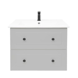 Koupelnová skříňka s umyvadlem Naturel Forli 80x45x46 cm šedá mat FORLI80GMU