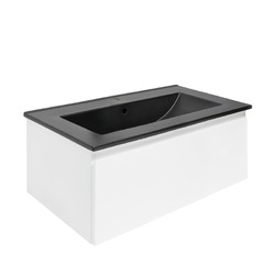 Koupelnová skříňka s umyvadlem SAT B-WAY 79x30x45 cm bílá lesk BWAY80WU4B