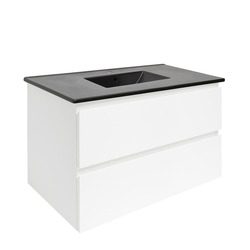 Náhled obrázku: Koupelnová skříňka s umyvadlem SAT B-Way 79x50x45 cm bílá lesk BWAY280WU4B 