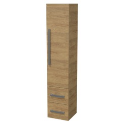 Koupelnová skříňka vysoká SAT Cube Way 35x163x33 cm dub Hickory CUBE3CHV35DH