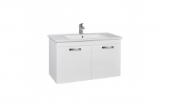 Krajcar Skříňka s umyvadlem 100cm KA-Atria KAK100, korpus bílý, dvířka bílá
