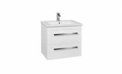 Krajcar Skříňka s umyvadlem 65cm KA-Atria 2KA65, korpus bílý, dvířka bílá