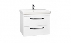 Krajcar Skříňka s umyvadlem 80cm LX-Luxury LX80, korpus bílý, dvířka bílá