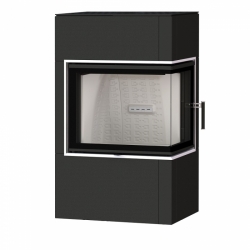 Krbová kamna BEF Home Kompakt Therm 7 CP černá (rohové prosklení)