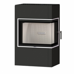 Krbová kamna BEF Home Kompakt Therm 8 CP černá (rohové prosklení)