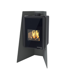 Krbová kamna HS Flamingo Deluxe Island 9kW černá