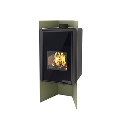 Krbová kamna HS Flamingo Deluxe Pulau 9kW olivová