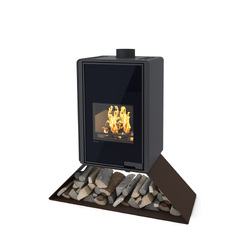 Krbová kamna HS Flamingo Deluxe Senai 9kW hnědá - sametová