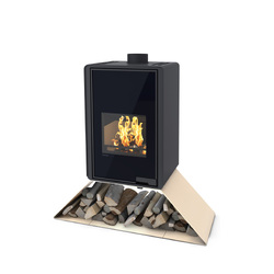 Krbová kamna HS Flamingo Deluxe Senai 9kW krémová