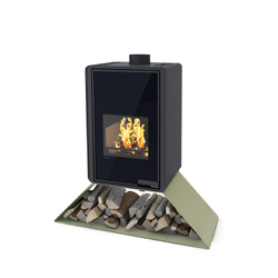 Krbová kamna HS Flamingo Deluxe Senai 9kW olivová