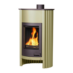 Krbová kamna MASTERFLAMME Grande I 17kW olivová