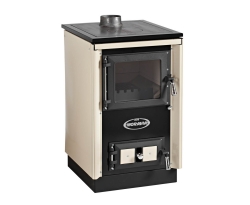 Náhled obrázku: KVS Moravia Sporák na tuhá paliva TYP 9114 SOFIE 7,1kW béžová/chrom 