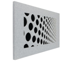 Luftuj LUFTOMET Flat mřížka Bubliny mramor plastová s rámečkem - LF-P-R-BM-PW